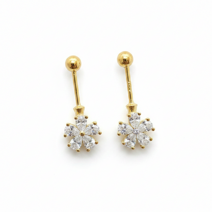 92.5 Silver Flower Bugadi | Stylish Premium Floral Design | Elegant Jewellery
