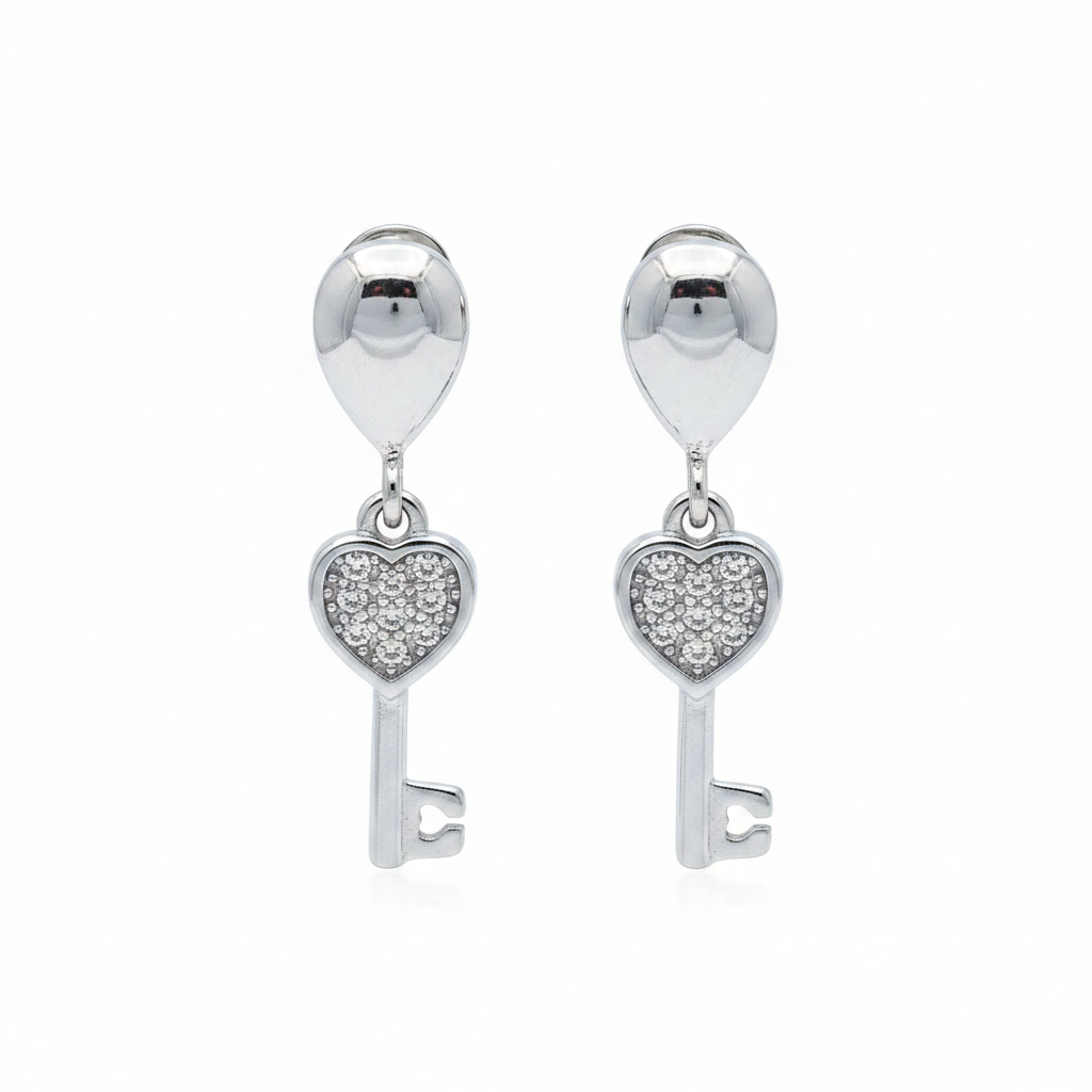 92.5 Silver Premium Earrings | Stylish Elegant Design | Luxury Jewellery