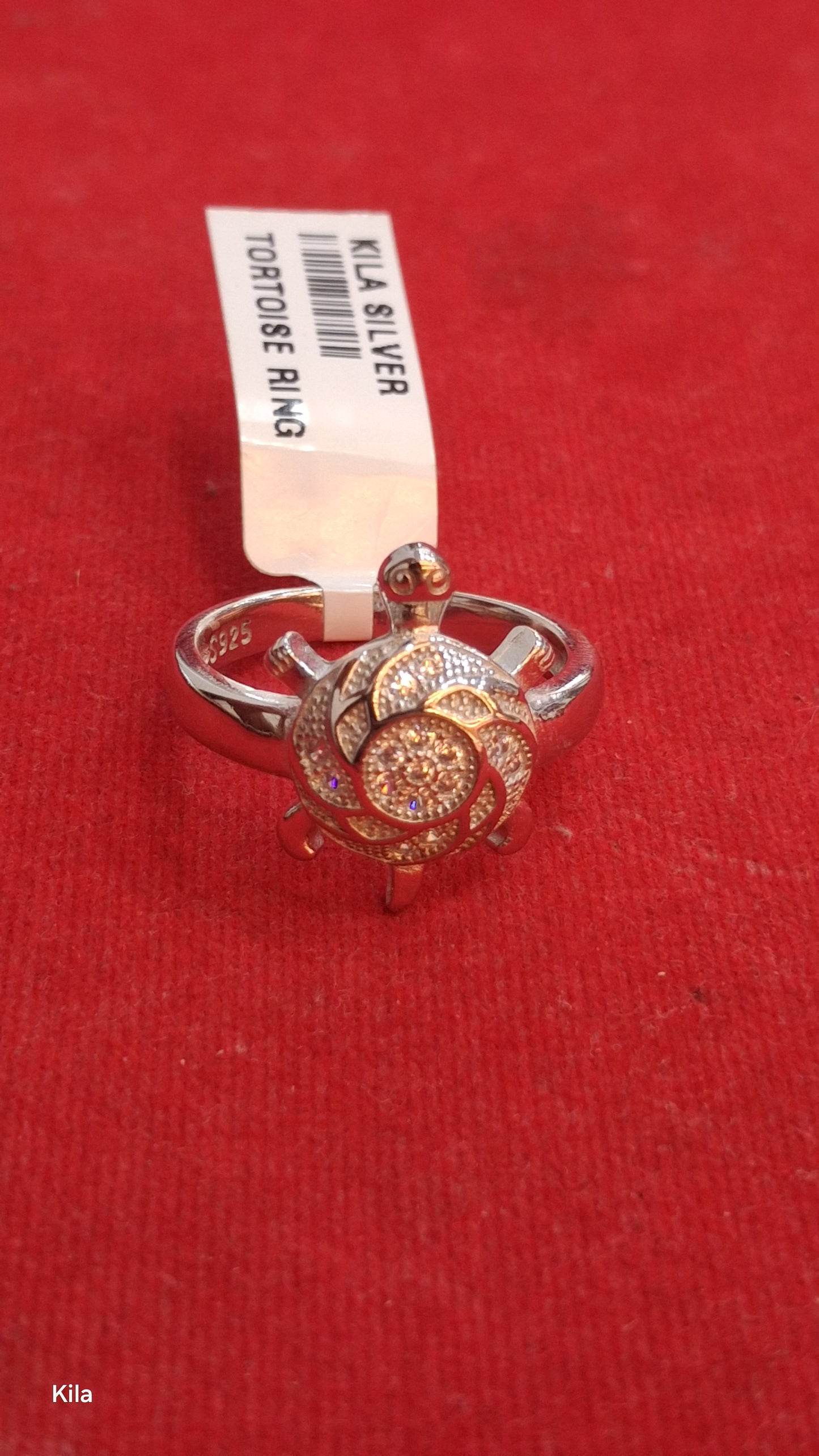 92.5 Silver Lucky Tortoise Ring | Wealth & Stability Design | Stylish Jewellery