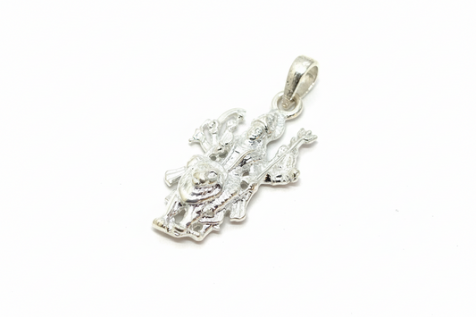 92.5 Silver Durga Devi Pendant | Powerful Divine Design | Stylish Jewellery