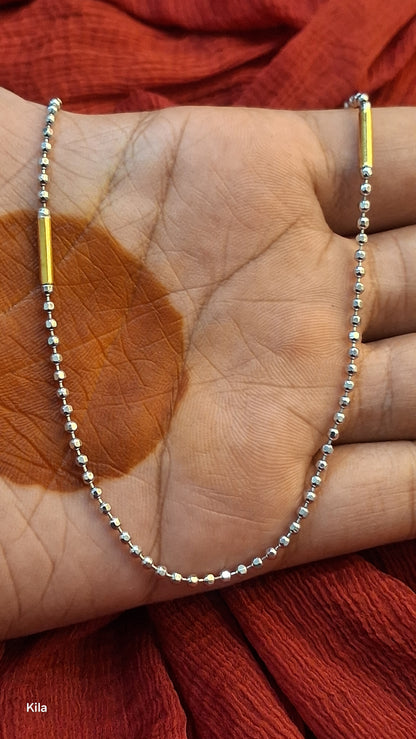 925 Silver Premium Italian Chain 18 Inches | Stylish Elegant Design | Luxury Jewellery