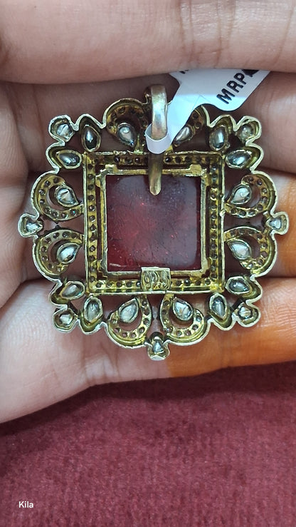 92.5 Silver Victorian Pendant | Stylish Vintage Design | Elegant Jewellery