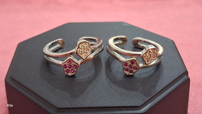92.5 Silver Premium Toe Rings | Refined Traditional Design | Jewellery