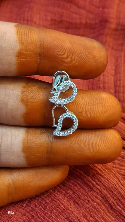 92.5 Silver Earrings | Stylish Elegant Design | Fashion Jewellery