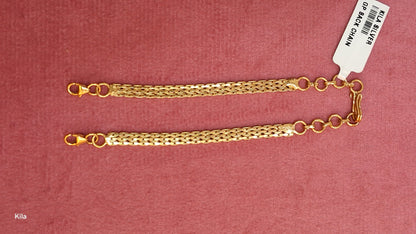 92.5 Silver Gold Plated Back Chain | Premium Stylish Design | Jewellery