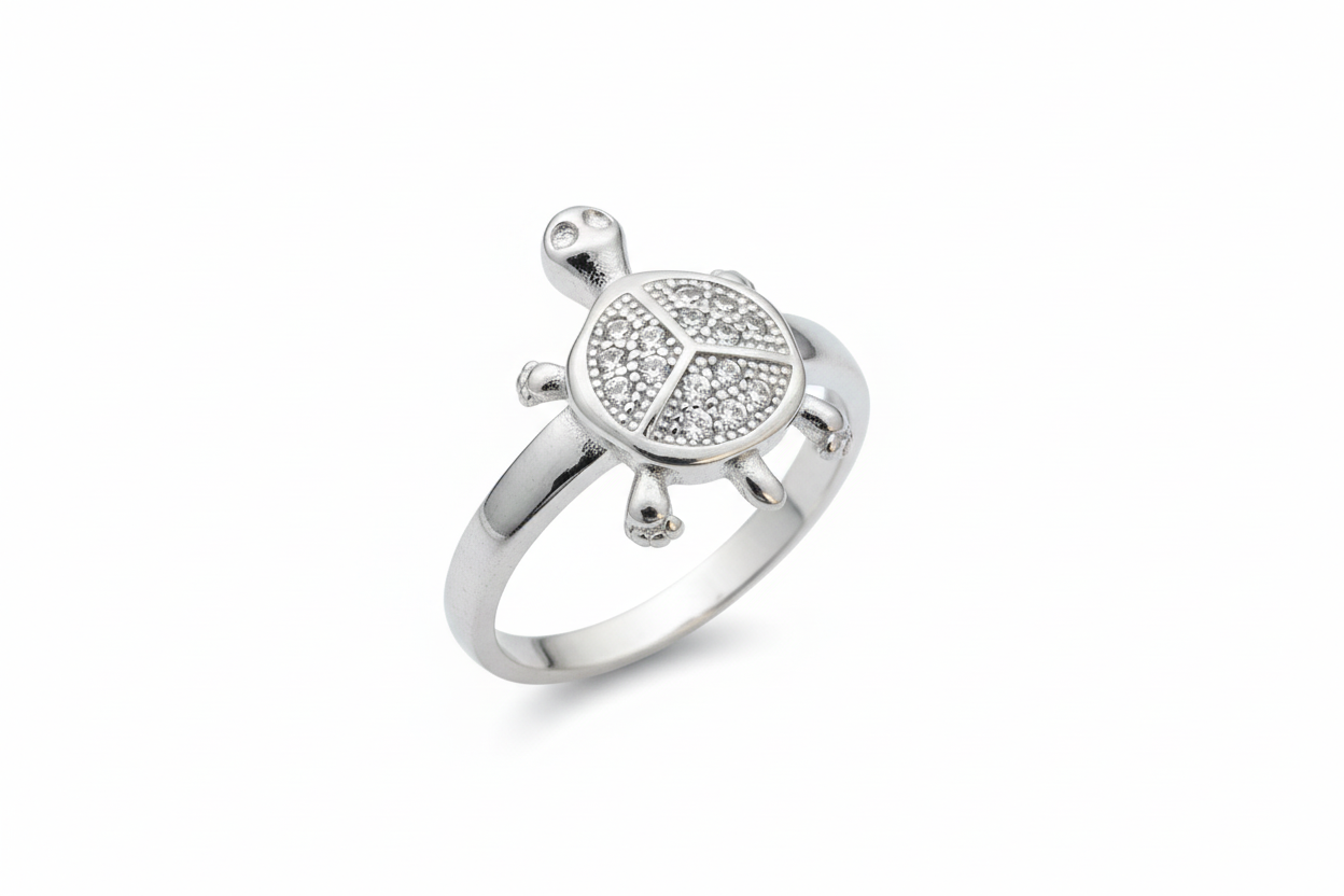 925 Silver Tortoise Ring | Stylish Unique Design