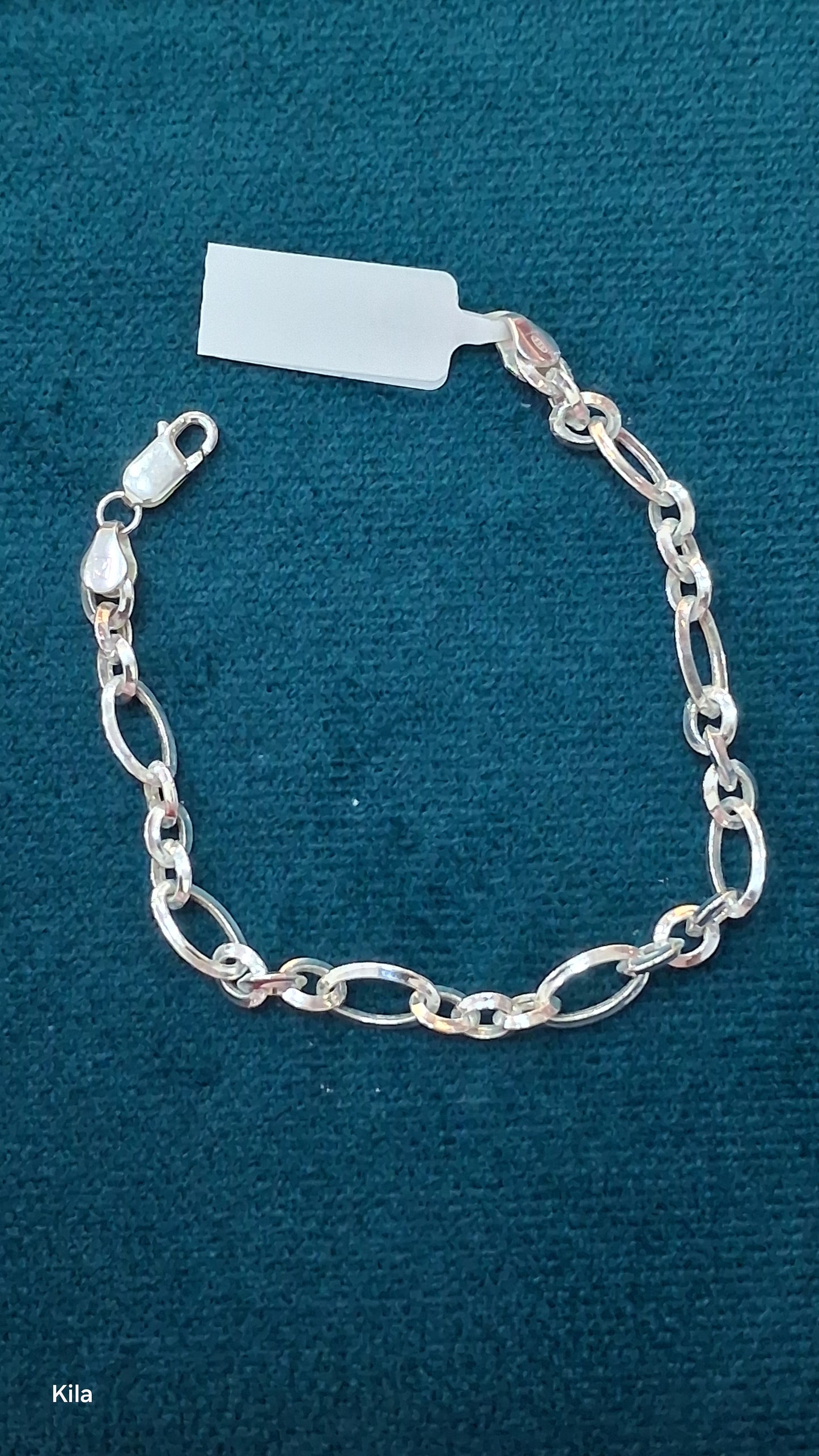 92.5 Silver Men’s Bracelet 8 Inches | Stylish Classic Design | Elegant Jewellery