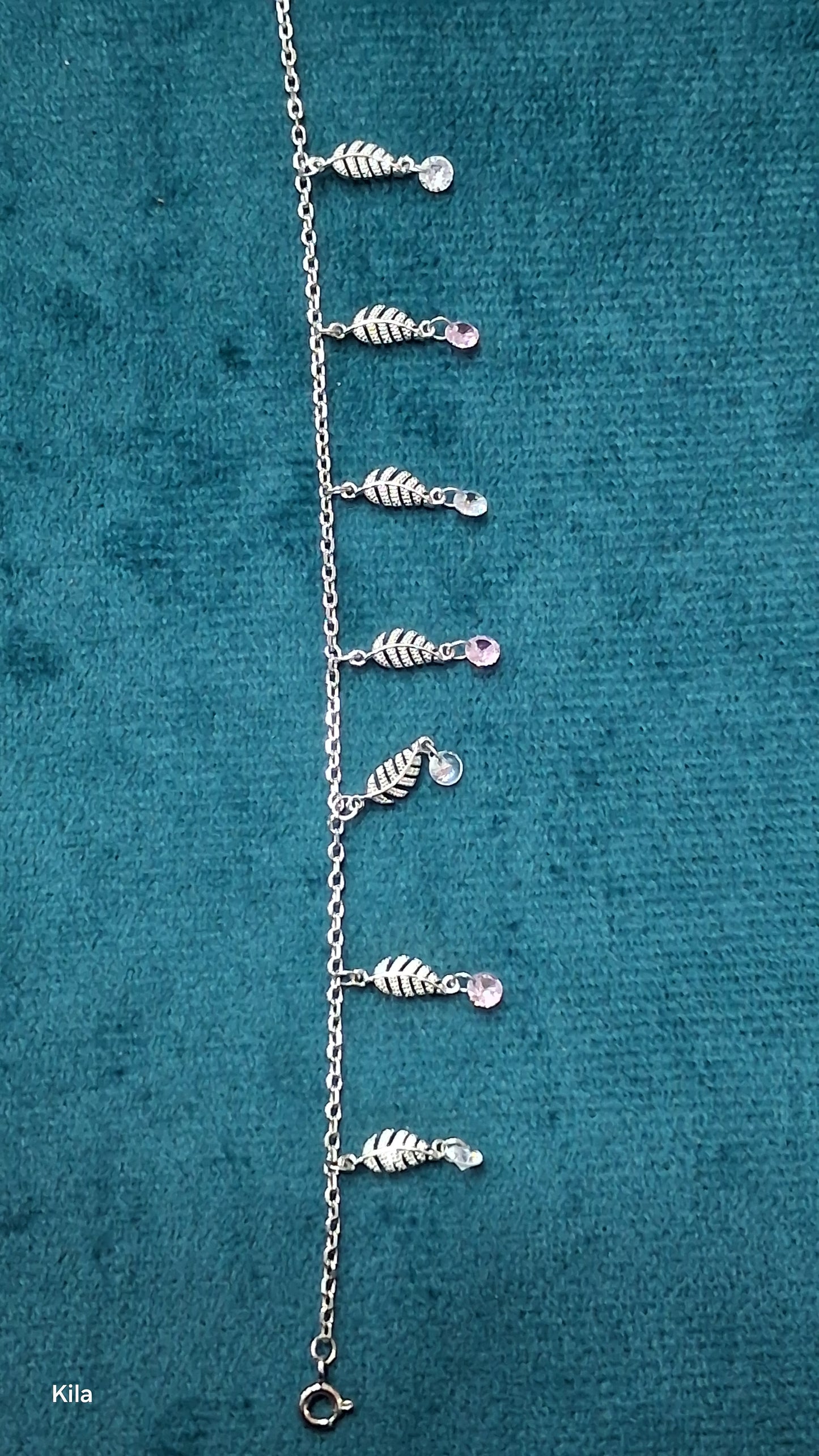 92.5 Silver Charm Bracelet | Stylish Trendy Design | Elegant Jewellery