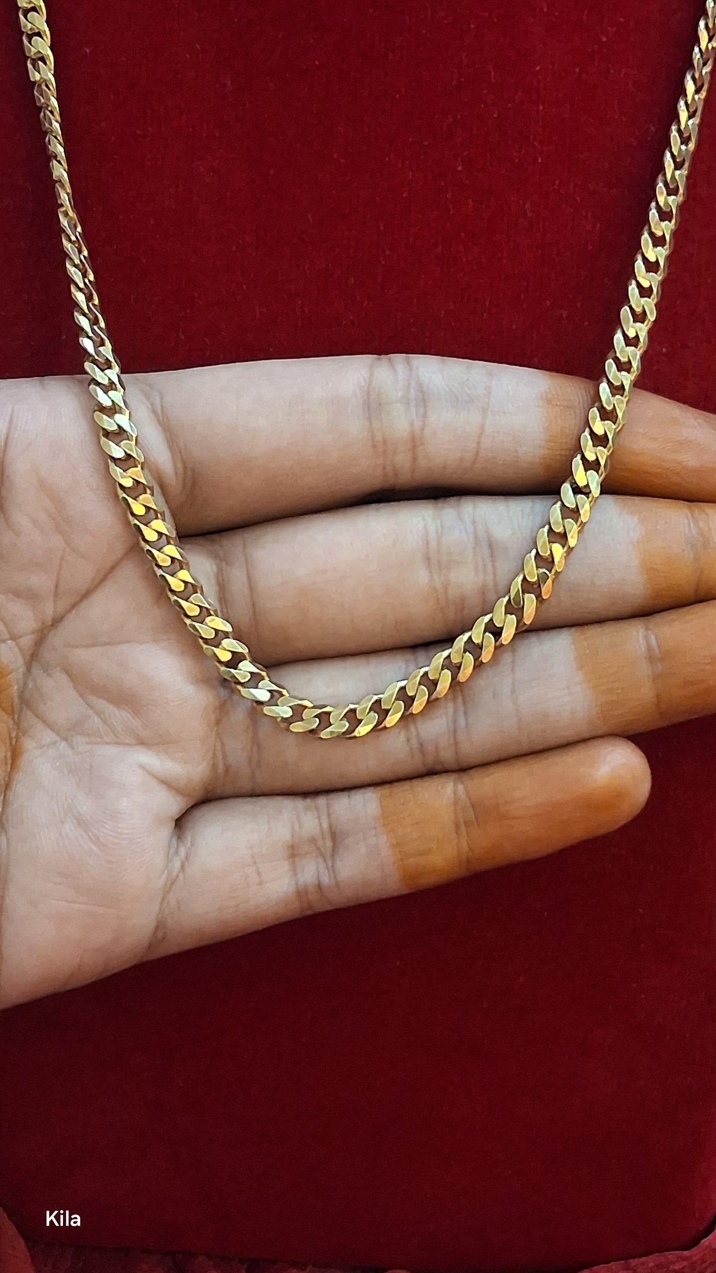 92.5 Silver Gold Plated Thaali Chain 19 Inches | Stylish Elegant Design | Jewellery