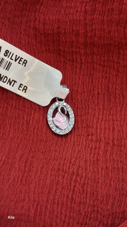 92.5 Silver Swan Pendant | Stylish Elegant Design | Premium Jewellery