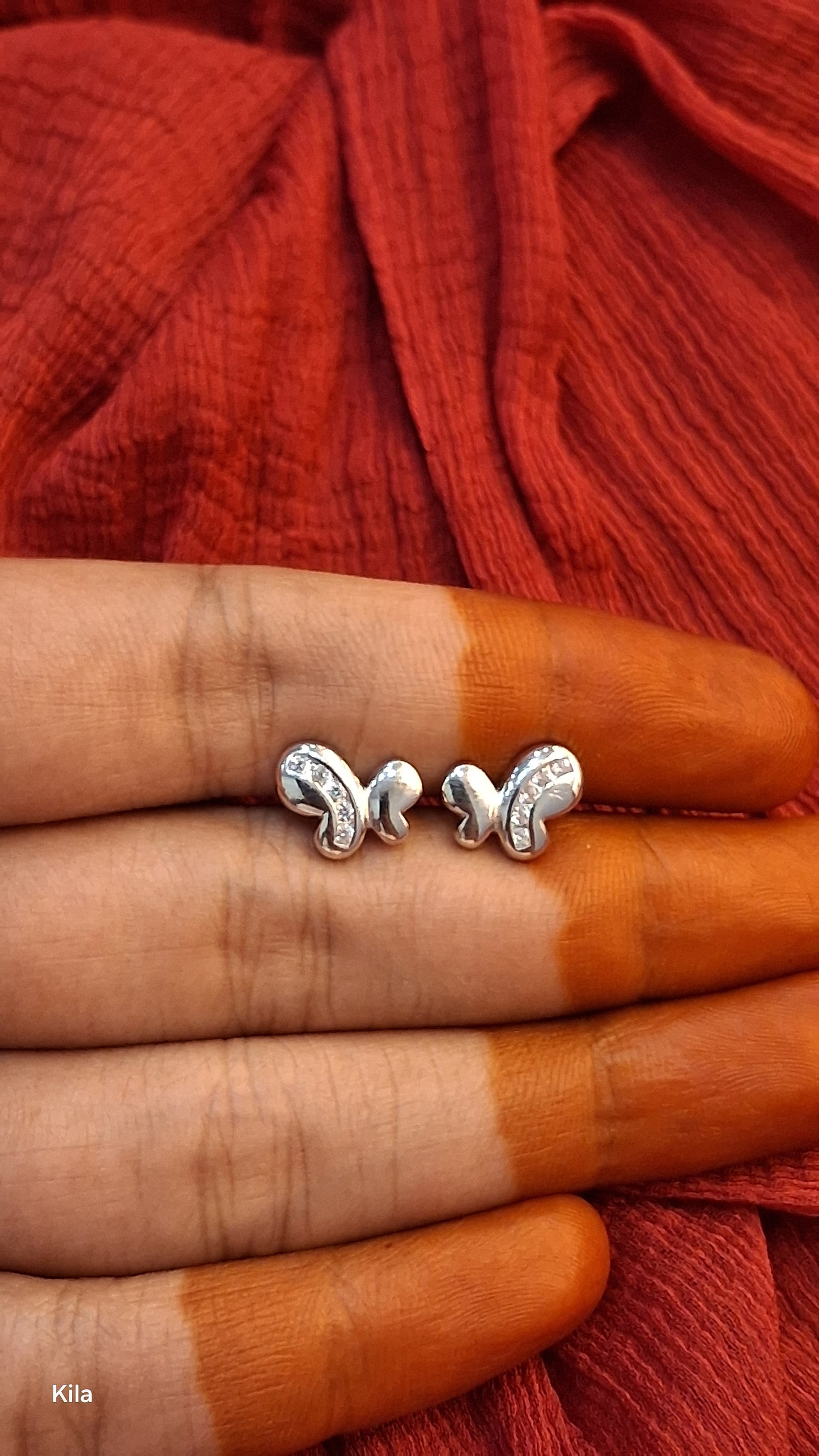 92.5 Silver Studs | Stylish Minimal Design | Elegant Jewellery