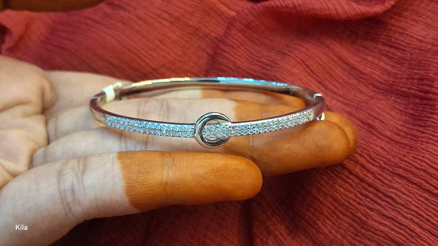 92.5 Silver Minimal Bracelet | Stylish Elegant Design | Premium Jewellery