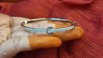 92.5 Silver Minimal Bracelet | Stylish Elegant Design | Premium Jewellery