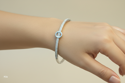 92.5 Silver Minimal Bracelet | Stylish Elegant Design | Premium Jewellery