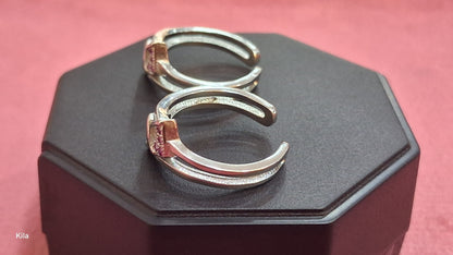 92.5 Silver Elegant Toe Rings | Refined Stylish Finish | Jewellery