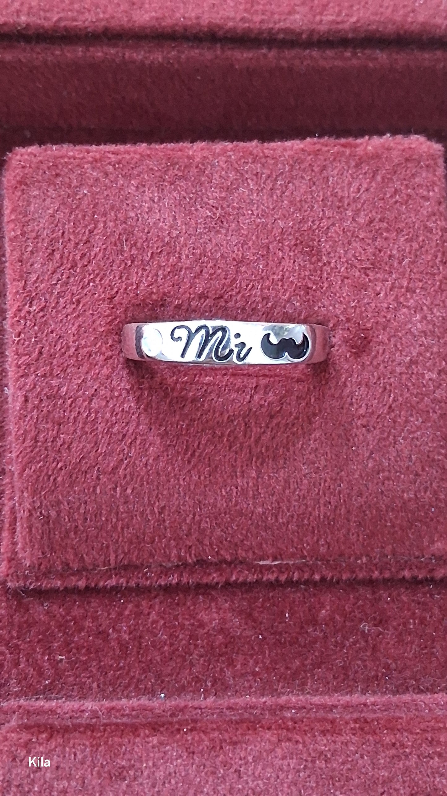 92.5 Silver Couple Rings (Men Size 22 | Women Size 11) | Stylish Elegant Matching Design | Jewellery