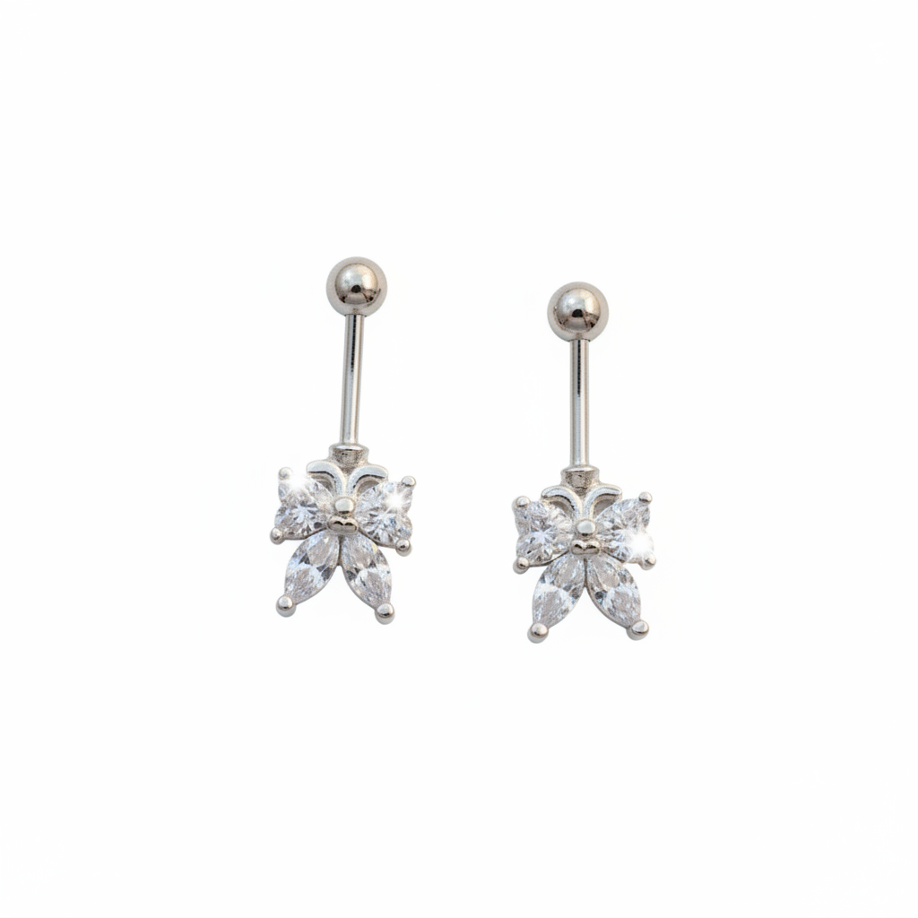 92.5 Silver Butterfly Bugadi | Stylish Cute Design | Elegant Jewellery