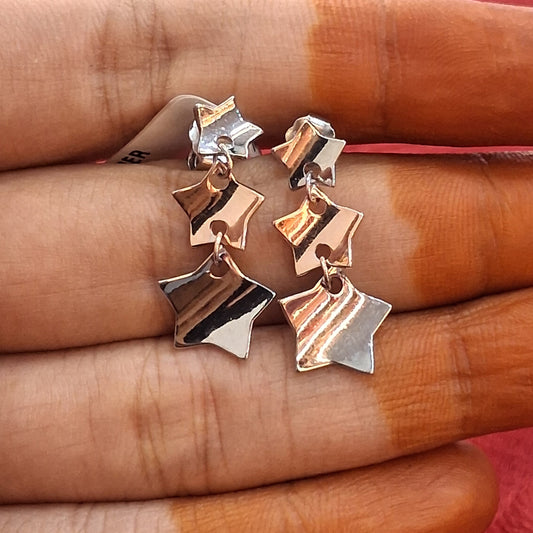 92.5 Silver Earrings | Stylish Refined Design | Elegant Jewellery