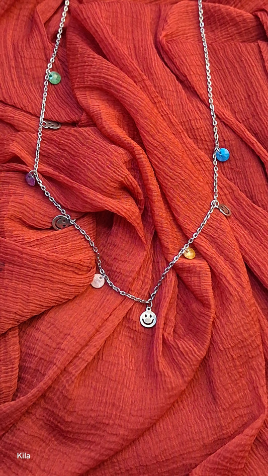 Silver stylish 18 inches chain