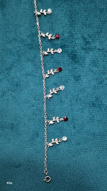 92.5 Silver Charm Bracelet | Stylish Trendy Design | Elegant Jewellery