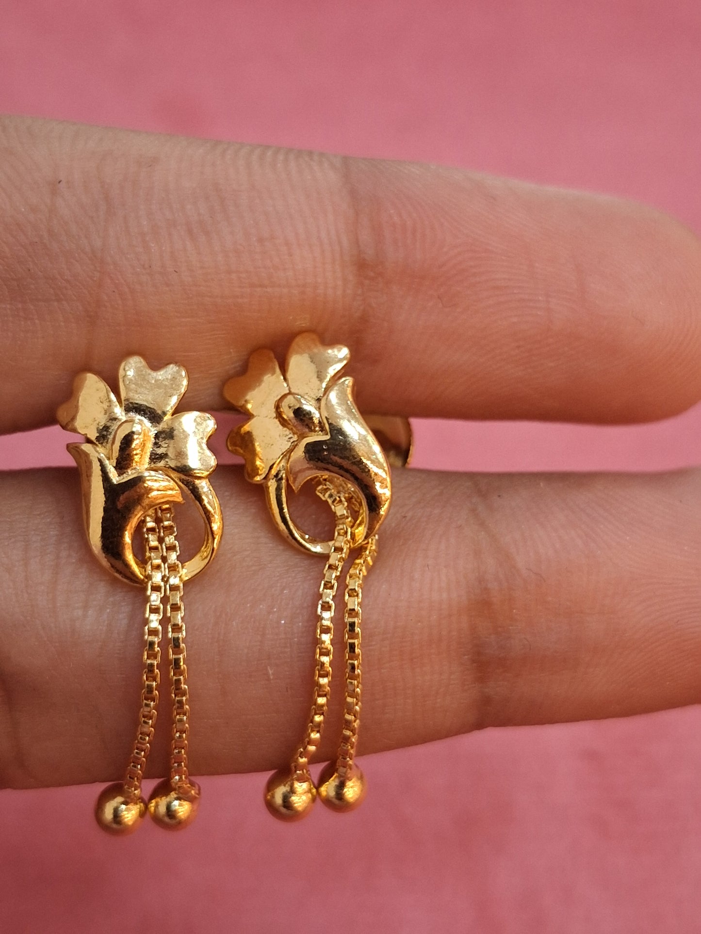 92.5 Silver Chain Model Jhumkis | Stylish Hanging Design | Jewellery