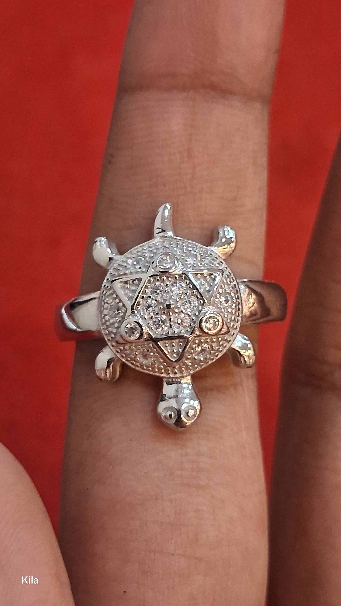 92.5 Silver Minimal Tortoise Ring | Simple Stylish Design | Everyday Jewellery