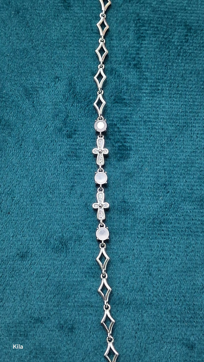 92.5 Silver Bracelet | Stylish Classic Design | Elegant Jewellery