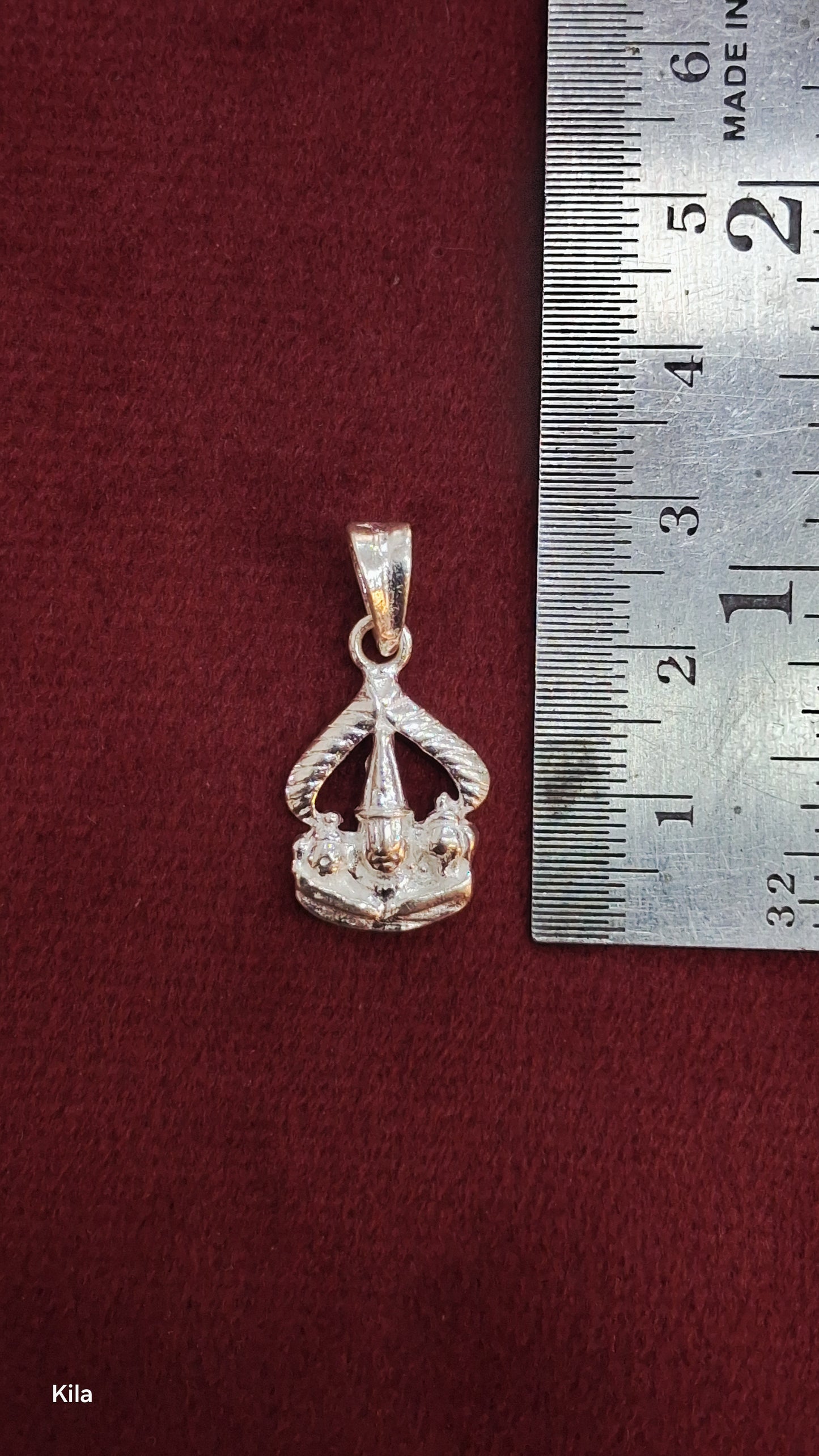 92.5 Silver Venkateswara Swamy Pendant | Traditional Divine Design | Jewellery