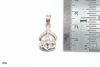 92.5 Silver Venkateswara Swamy Pendant | Traditional Divine Design | Jewellery