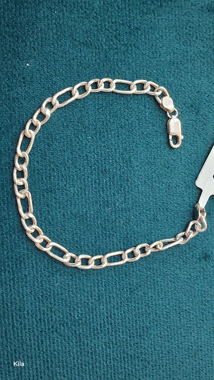 92.5 Silver Men’s Bracelet 8.5 Inches | Stylish Premium Finish | Elegant Jewellery