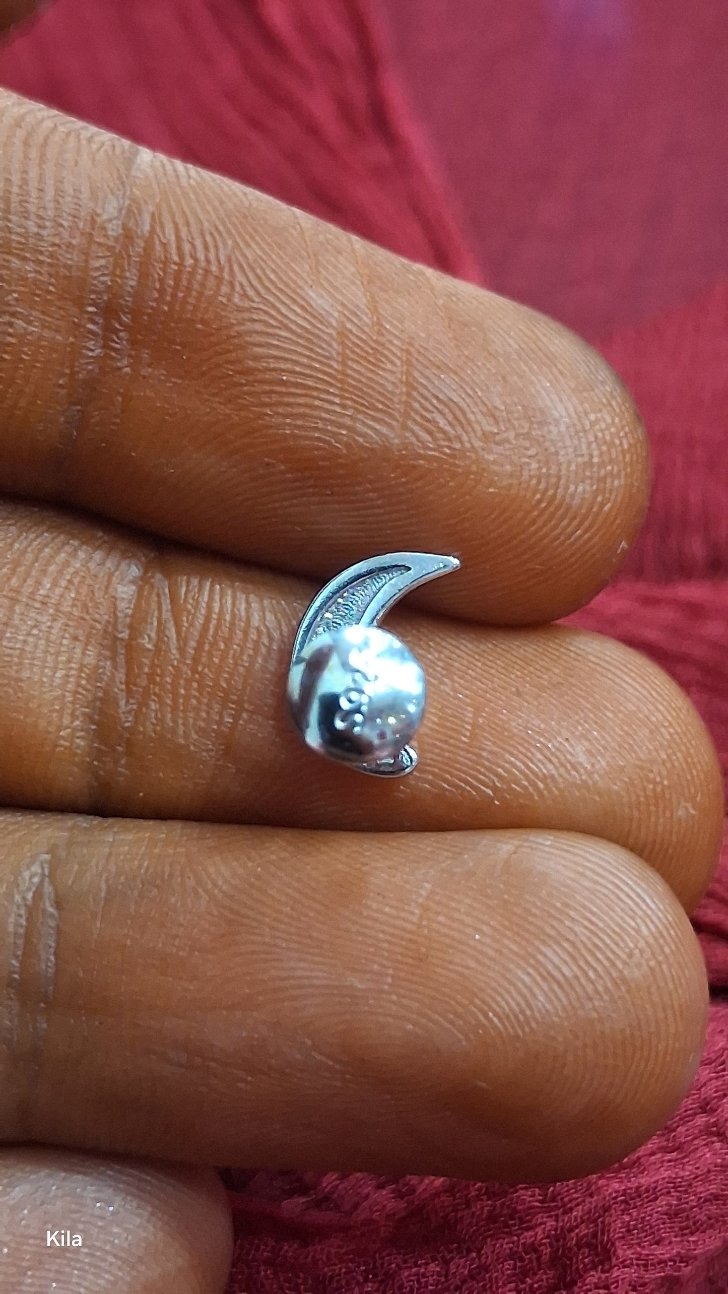 92.5 Silver Men’s Stud (Single) | Stylish Minimal elegant Design | Elegant Jewellery for men
