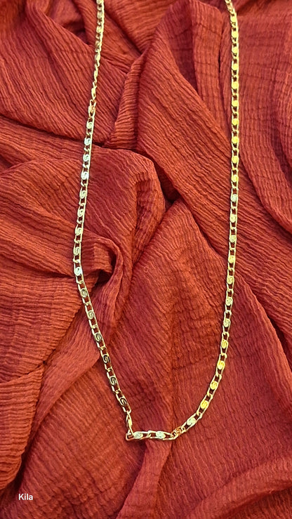 925 Silver Premium Gold Plated Chain 18 Inches | Stylish Premium Finish