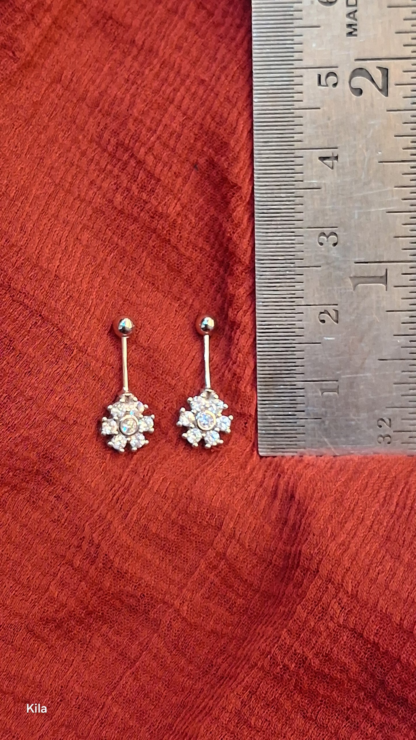 92.5 Silver Flower Bugadi | Stylish Elegant Floral Design | Traditional Jewellery