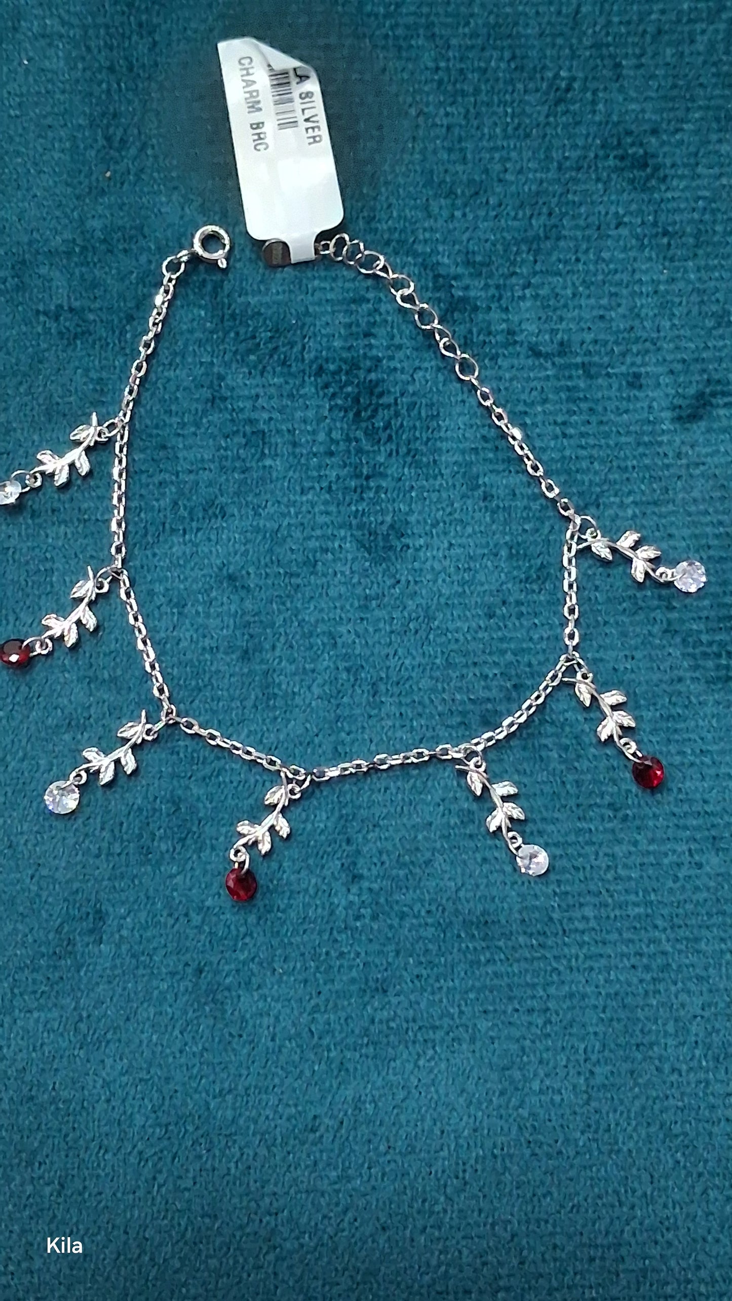 92.5 Silver Charm Bracelet | Stylish Trendy Design | Elegant Jewellery