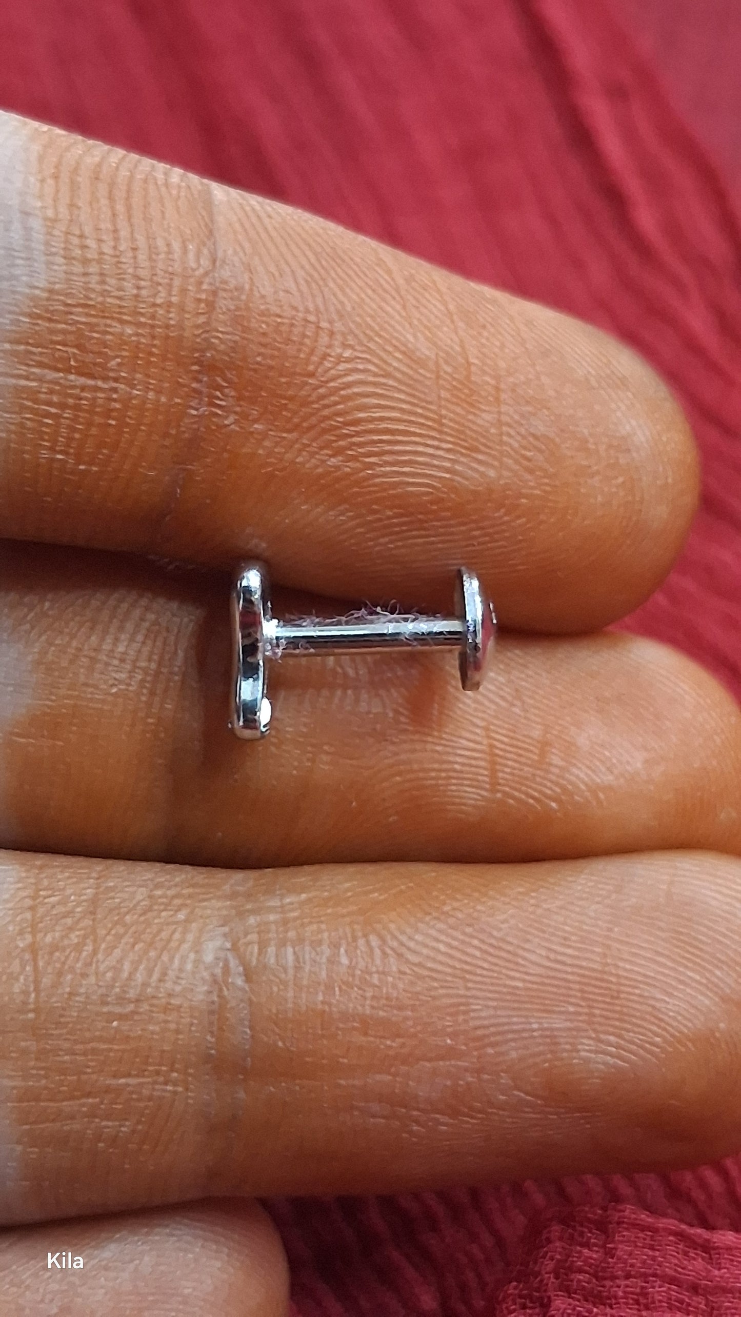 92.5 Silver Men’s Stud (Single) | Stylish Minimal Design | Elegant Jewellery for men