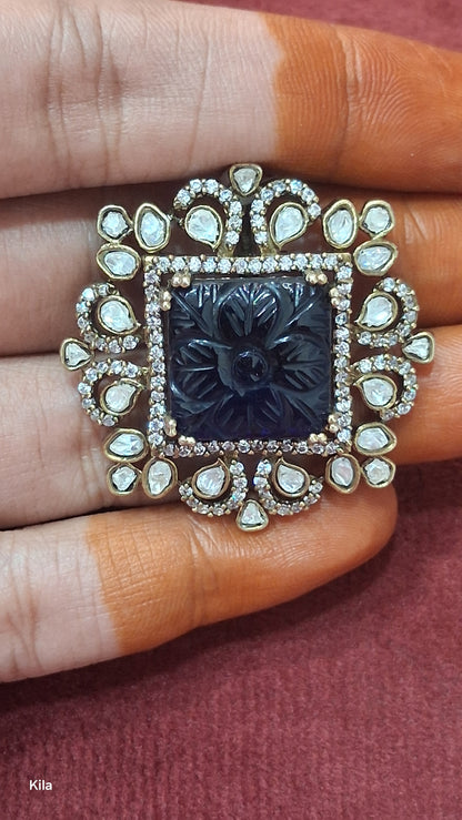 92.5 Silver Victorian Pendant | Stylish Vintage Design | Elegant Jewellery