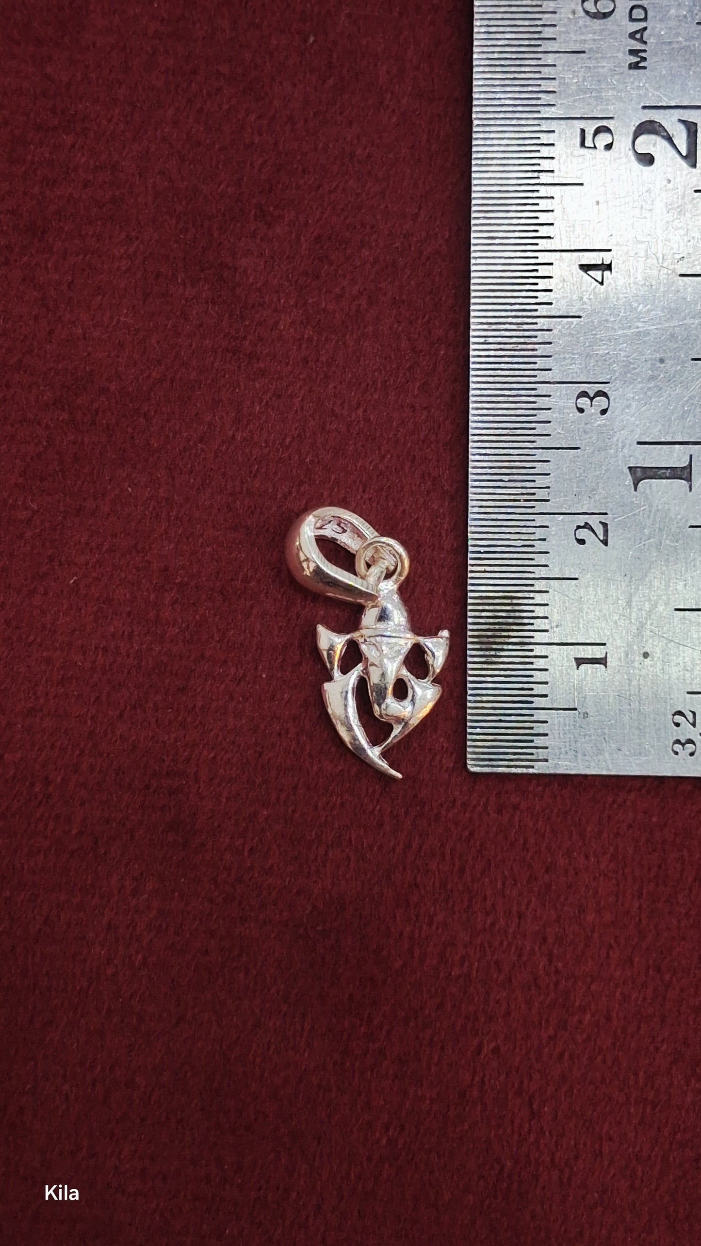 92.5 Silver Ganesha Pendant | Auspicious Success Design | Elegant Jewellery