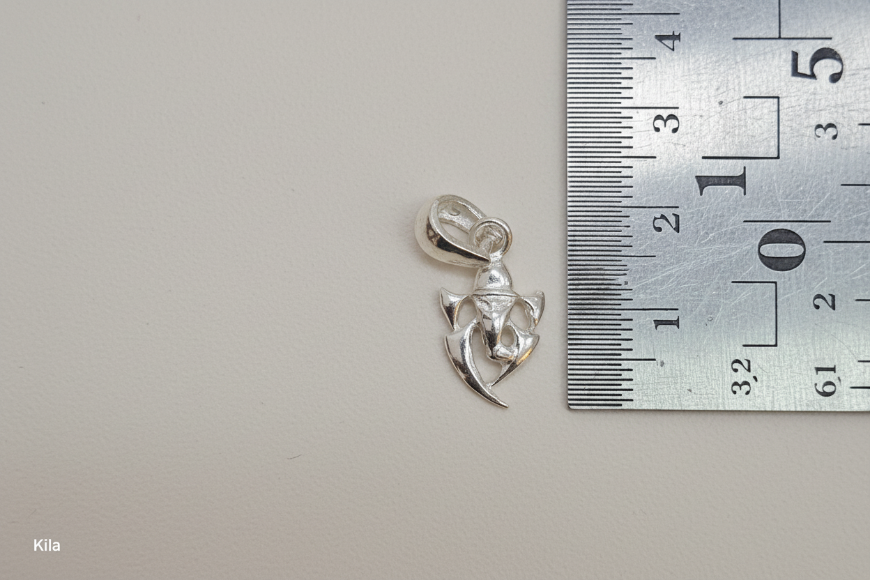 92.5 Silver Ganesha Pendant | Auspicious Success Design | Elegant Jewellery