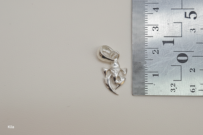 92.5 Silver Ganesha Pendant | Auspicious Success Design | Elegant Jewellery