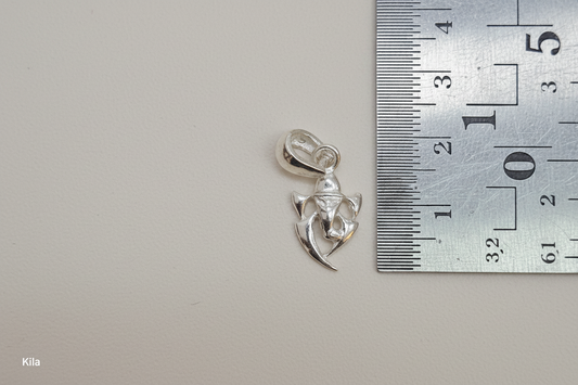 92.5 Silver Ganesha Pendant | Auspicious Success Design | Elegant Jewellery