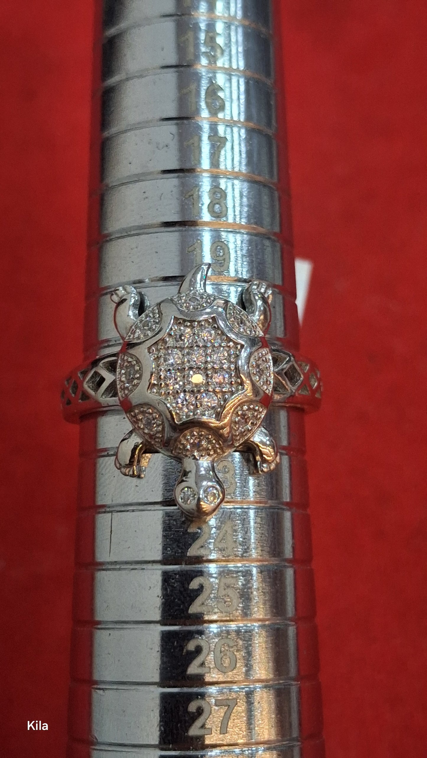 92.5 Silver Traditional Tortoise Ring | Classic Good Luck Design | Jewellery