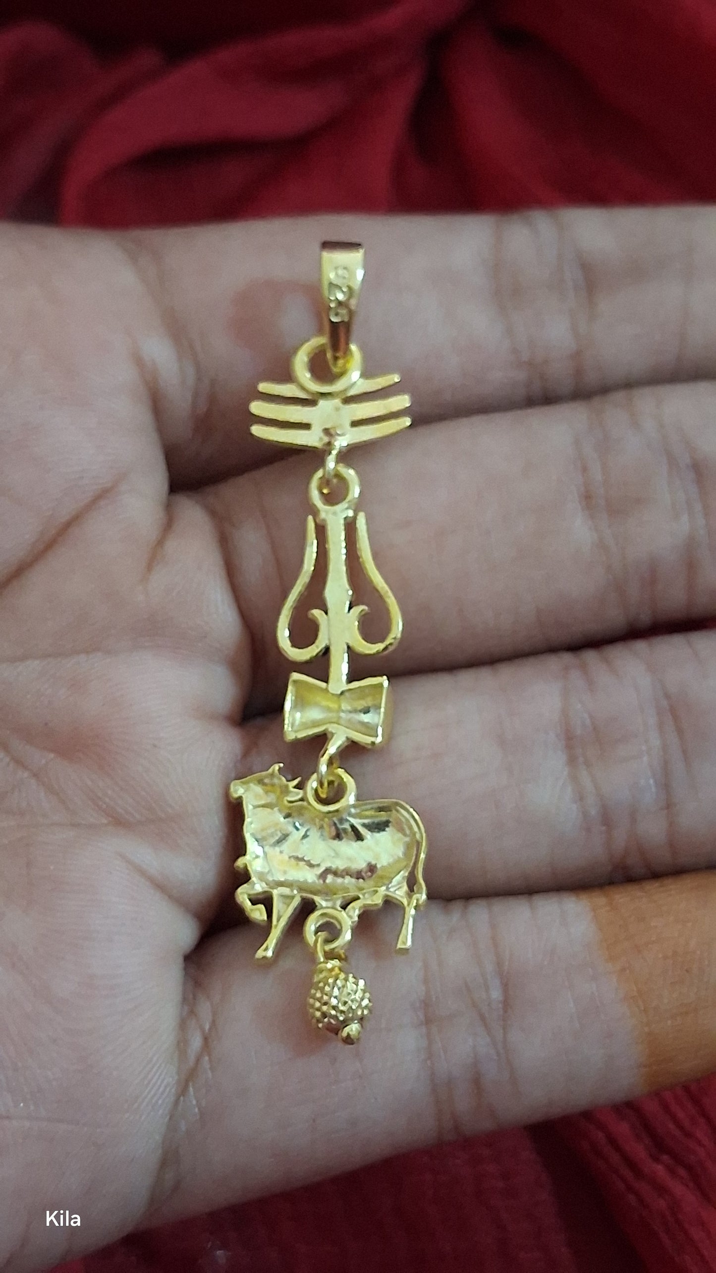 92.5 Silver Gold Plated SSMB Locket | Stylish Celebrity Inspired Design | Elegant Jewellery