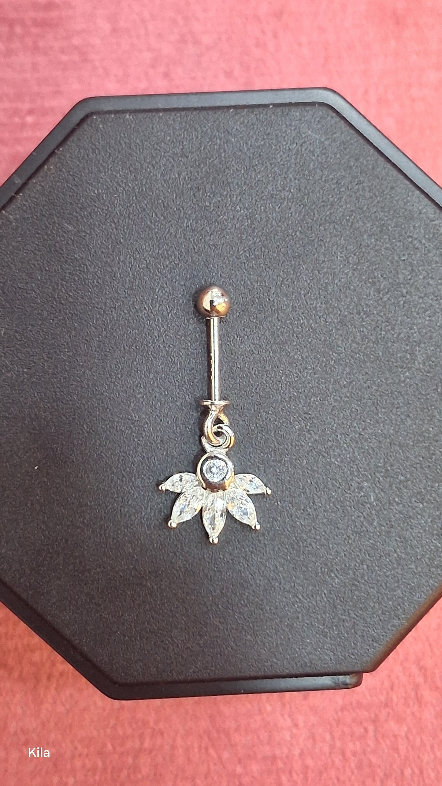 92.5 Silver Five Leaf Hanging Bugadi (Single Piece) | Stylish Elegant Design | Jewellery