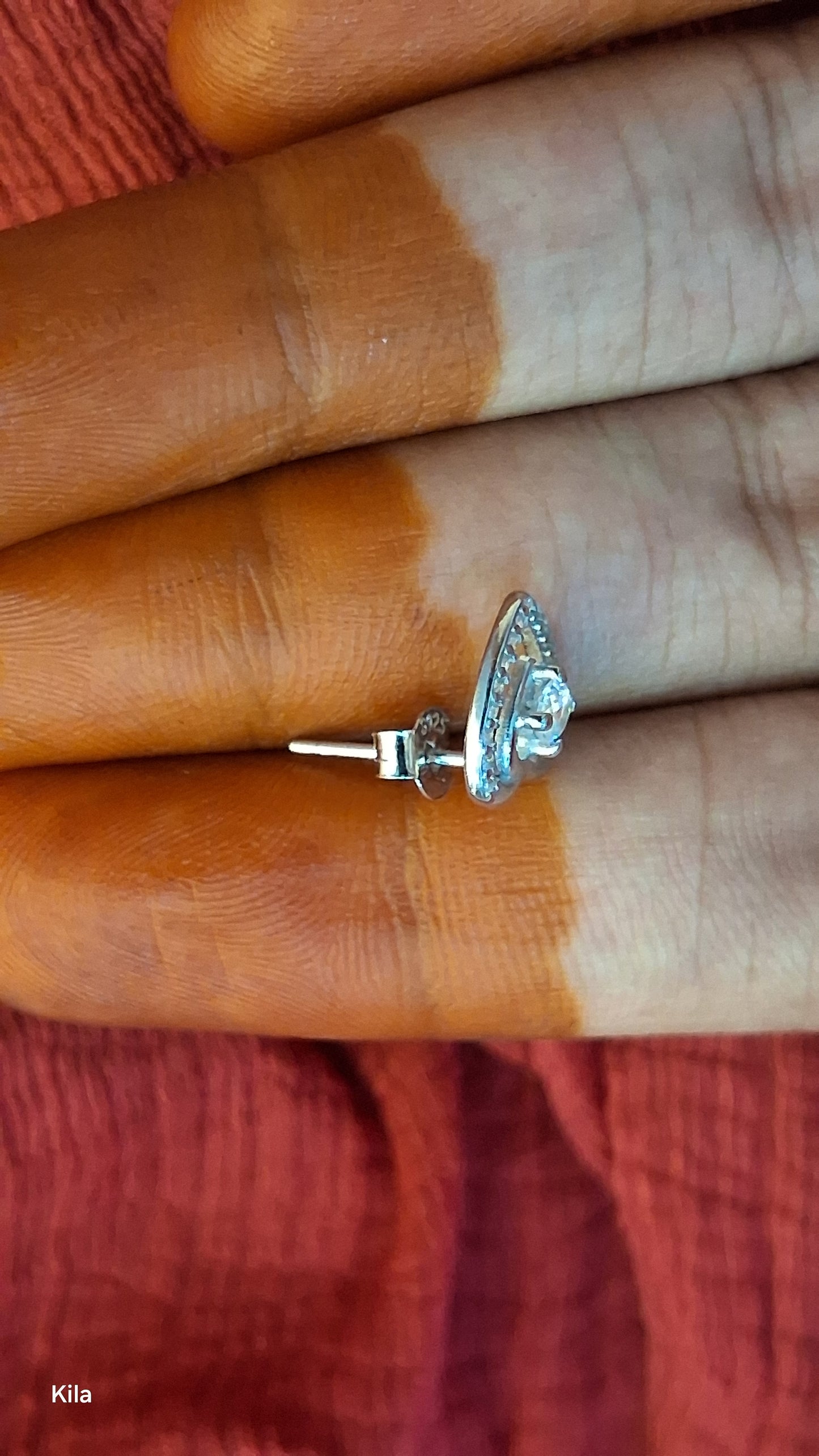 92.5 Silver Studs | Stylish Elegant Design | Everyday Jewellery