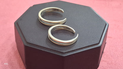 92.5 Silver Premium Toe Rings | Refined Smooth Finish | Jewellery