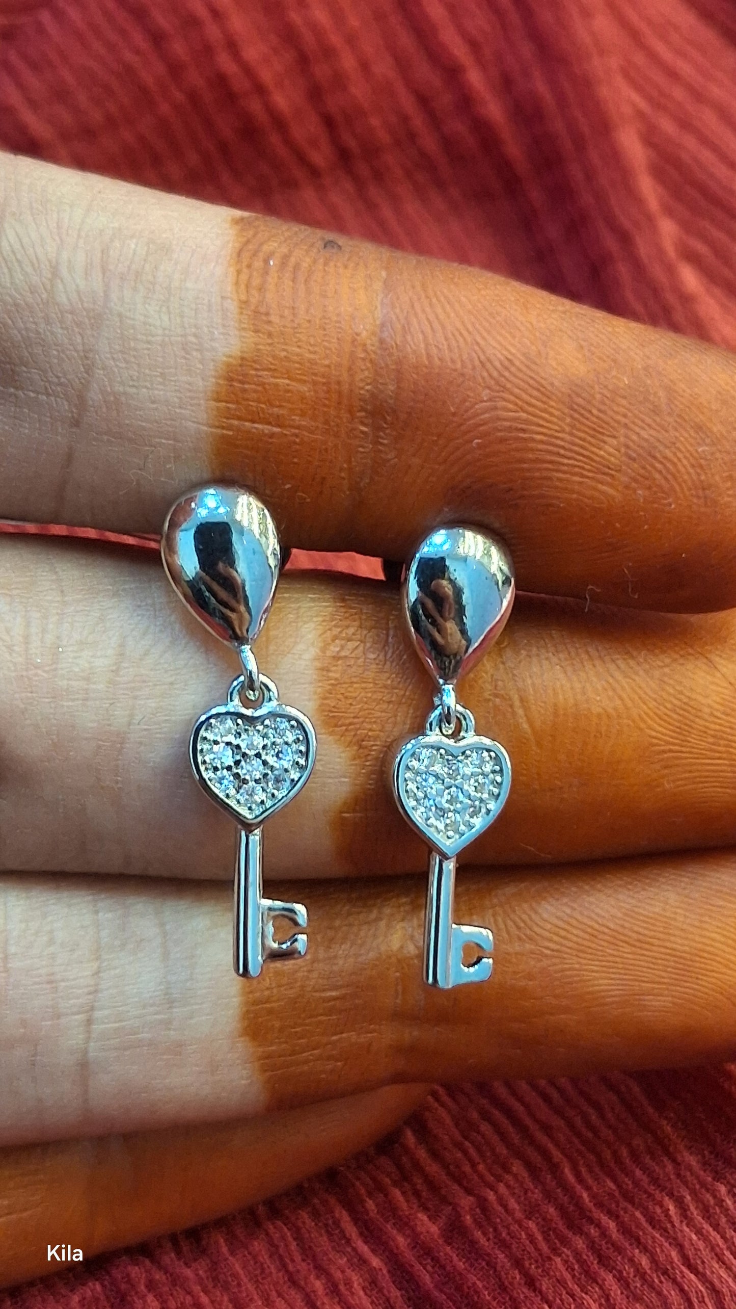 92.5 Silver Premium Earrings | Stylish Elegant Design | Luxury Jewellery