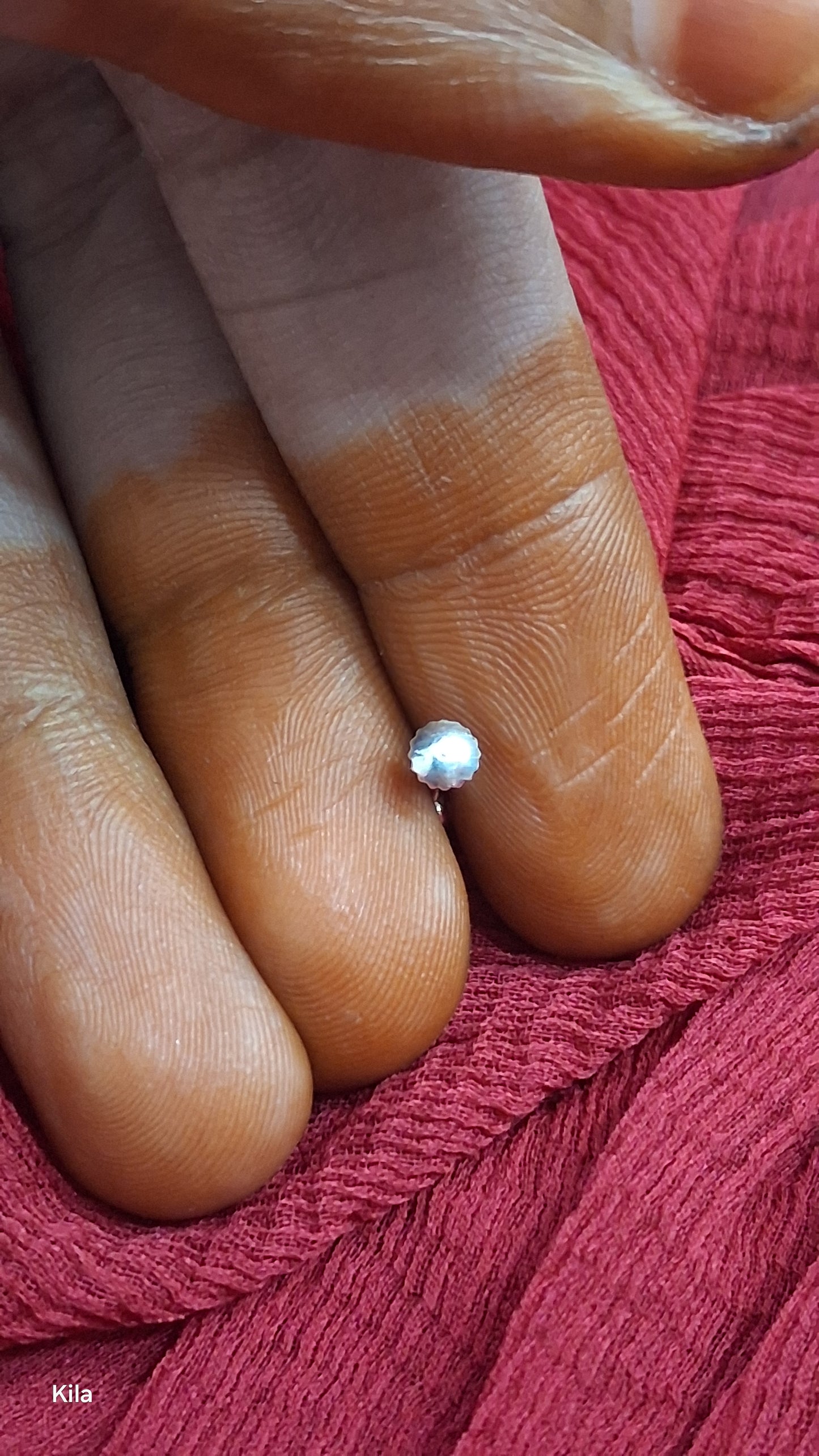 92.5 Silver Men’s Stud (Single) | Stylish Minimal Design | Elegant Jewellery