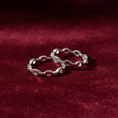 92.5 Silver Simple Stylish Toe Rings | Everyday Elegant Design | Jewellery