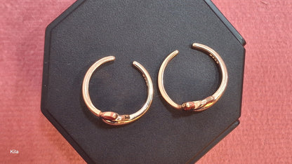 92.5 Silver Rose Gold Dolphin Toe Rings | Cute Ocean Inspired Design | Jewellery