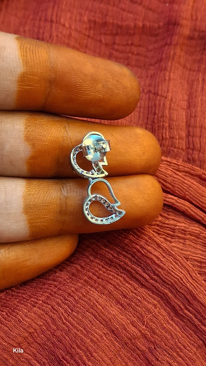 92.5 Silver Earrings | Stylish Elegant Design | Fashion Jewellery